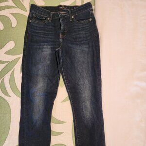 ✨ Lucky Brand Mid-Rise Ava Skinny Ankle Jeans – Dark-Rinse Magic ✨